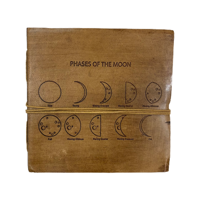 Leather Journal Moon Phases
