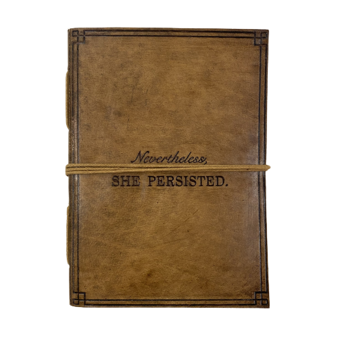Leather Journal "Nevertheless She Persisted"