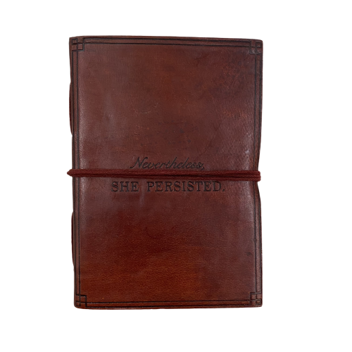 Leather Journal "Nevertheless She Persisted"