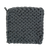 Crocheted Pot Holder, charcoal