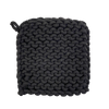 Crocheted Pot Holder, black