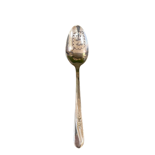 Vintage Stamped Spoon "You Got This"