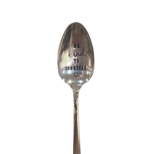 Vintage Stamped Spoon "Be Kind to Yourself"