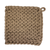 Crocheted Pot Holder, grey