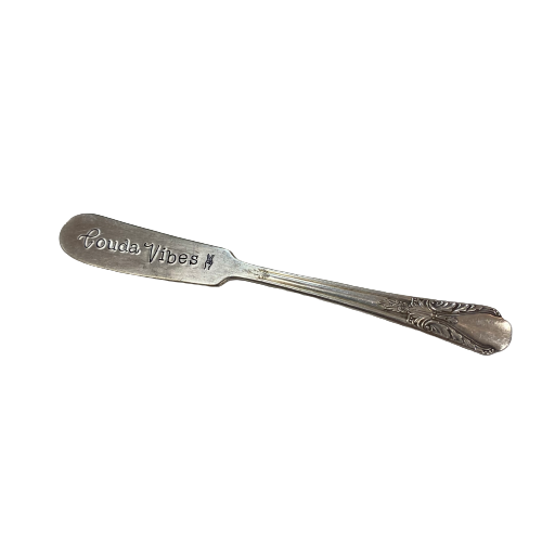 Vintage Stamped Butter Knife "Gouda Vibes"