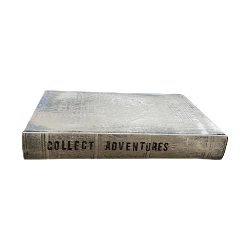 Painted Book - "Collect Adventures", grey