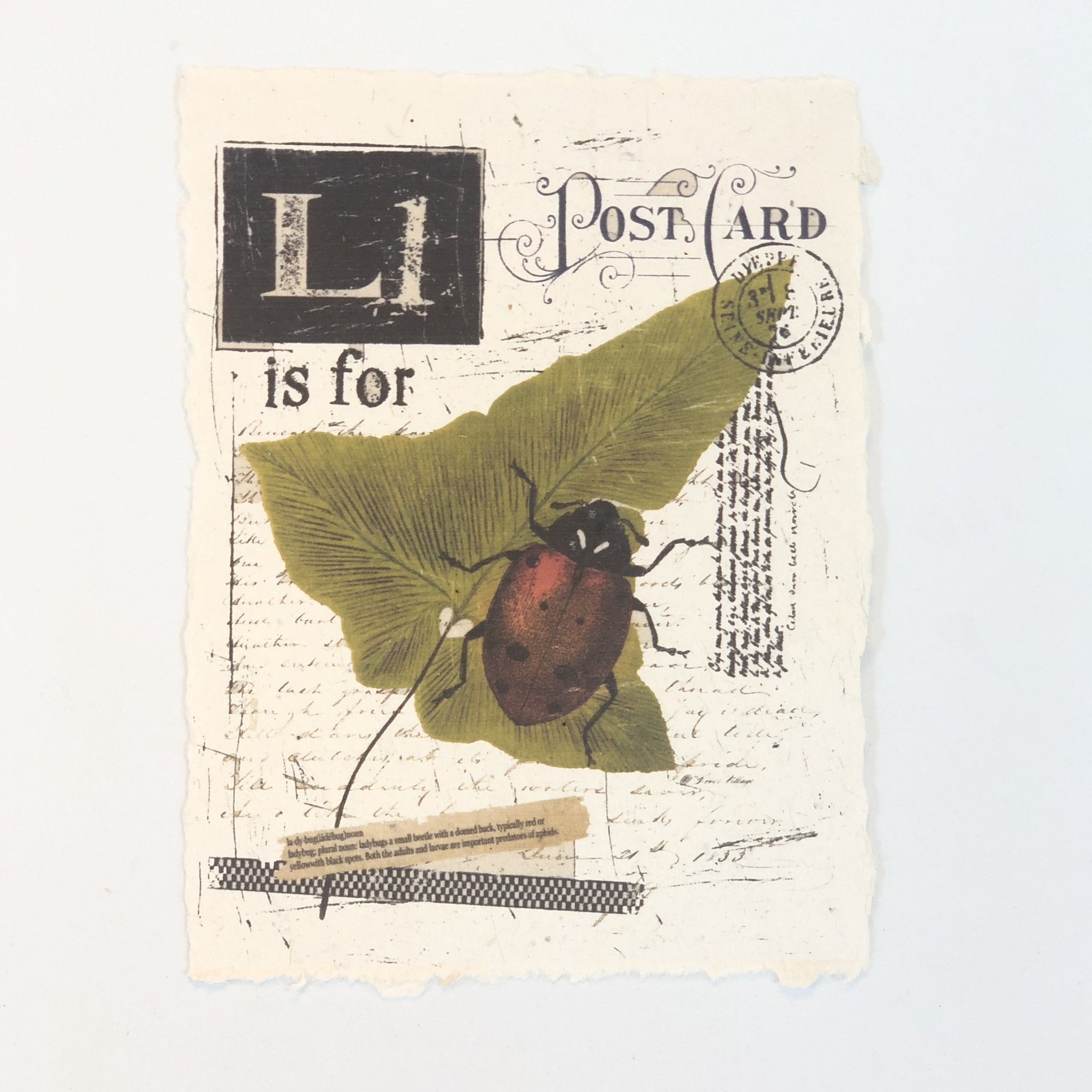 "L" Artisan Alphabet Print