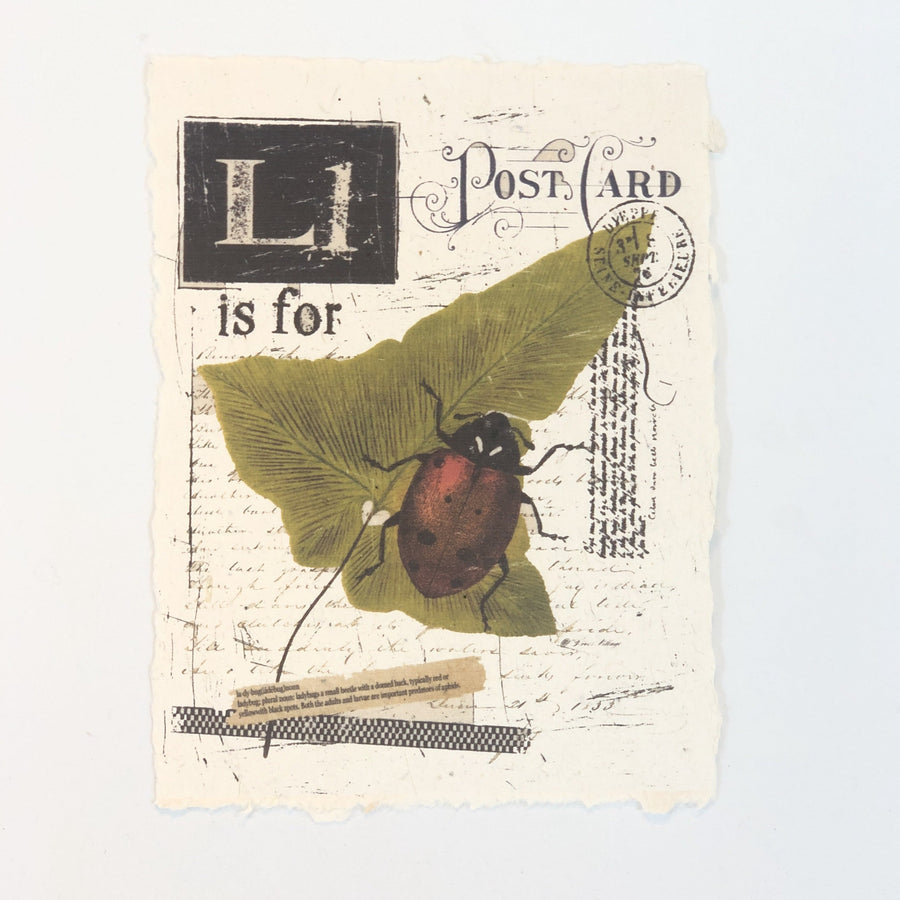 "L" Artisan Alphabet Print