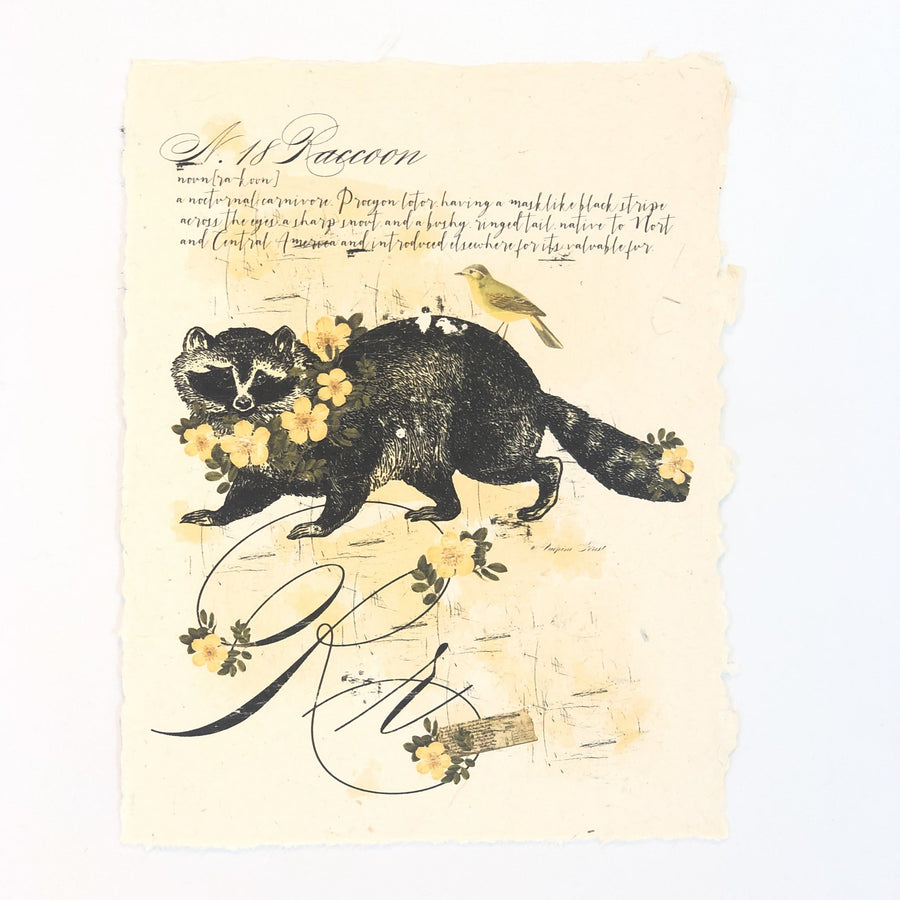 "R" Artisan Alphabet Print