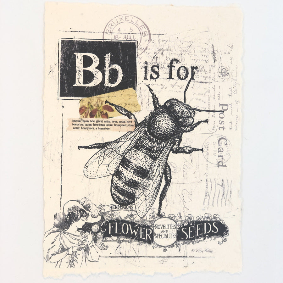 "B" Artisan Alphabet Print