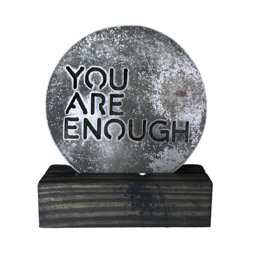 Mini Sign with Stand - "You Are Enough"