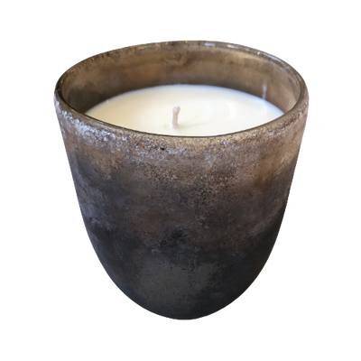 Jasper Candle, Mercury Vase, natural (large)
