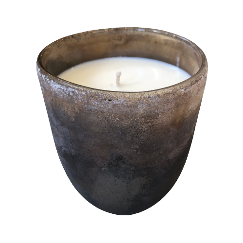 Jasper Candle, Mercury Vase, natural (large)