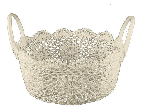 Crocheted Basket with Handle