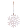 Wooden Snowflake, rounded