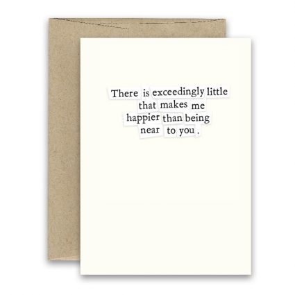 Simply Put Greeting Card - Exceedingly Little