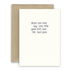 Simply Put Greeting Card - Write Your Story