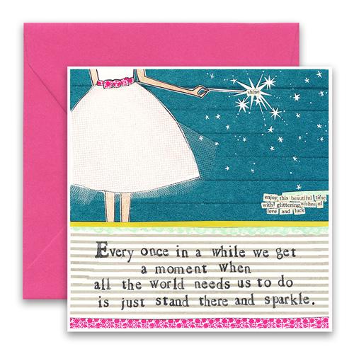Greeting Card - Stand And Sparkle