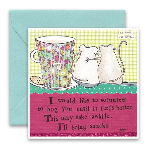 Greeting Card - Hug You