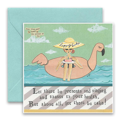 Greeting Card - Let There Be Cake