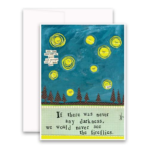 Greeting Card - Fireflies