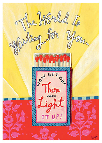 Greeting Card - Light it Up