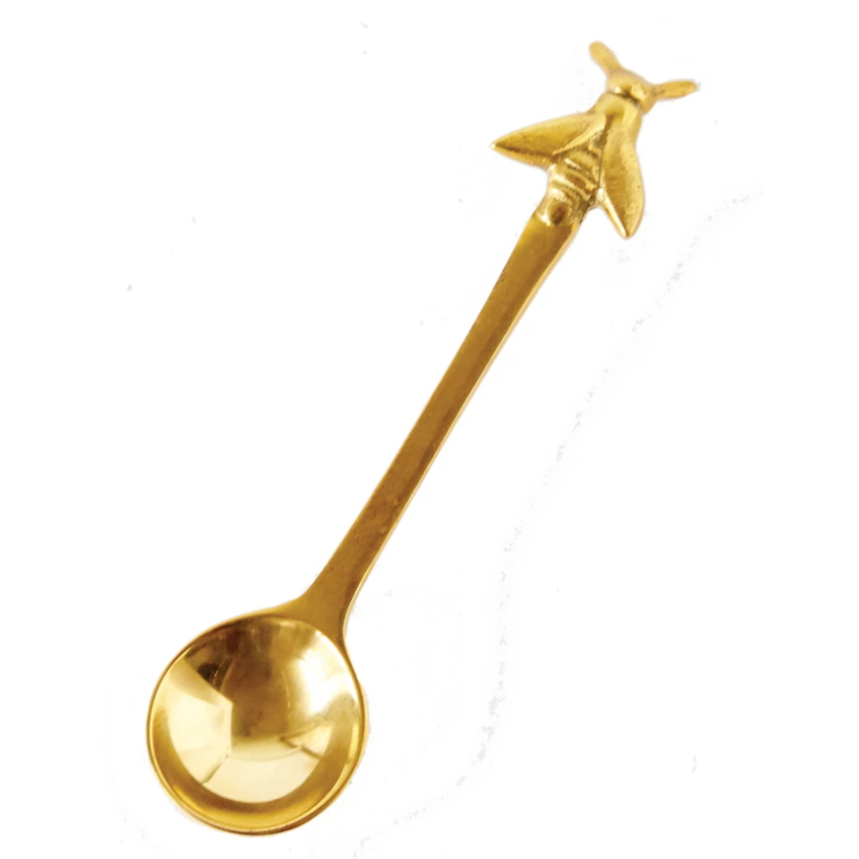Brass Bee Spoon