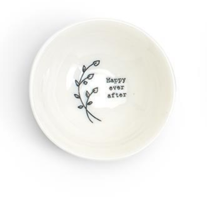 Porcelain Bowl - "Happy Ever After"