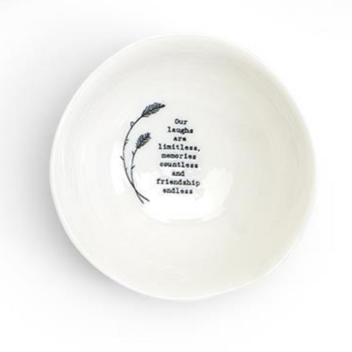 Porcelain Bowl (large) - Our Laughs
