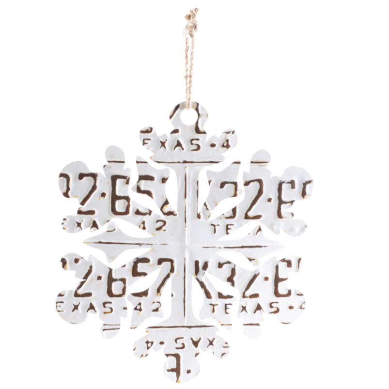 Hanging Metal Snowflake