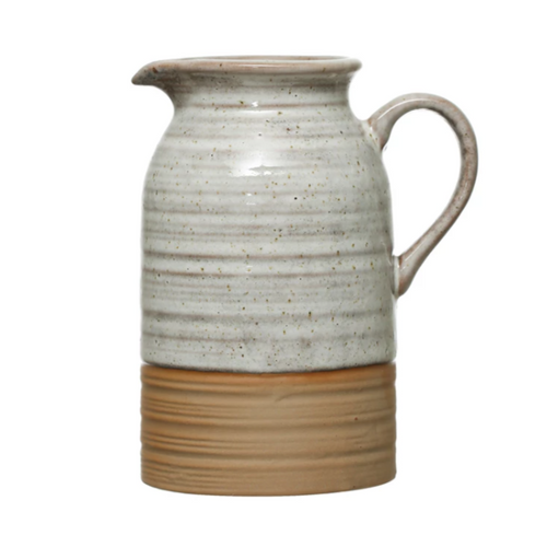 Two-Toned Stoneware Creamer