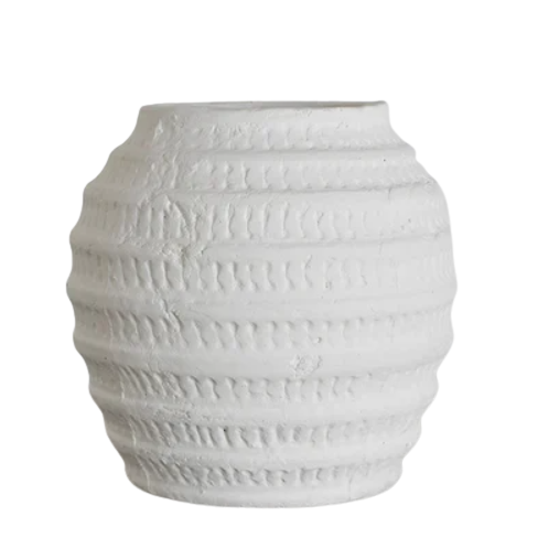 White Wash Vase (medium)