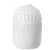White Boho Ceramic Vase, white