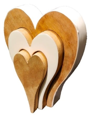 Heart Puzzle, 3 piece
