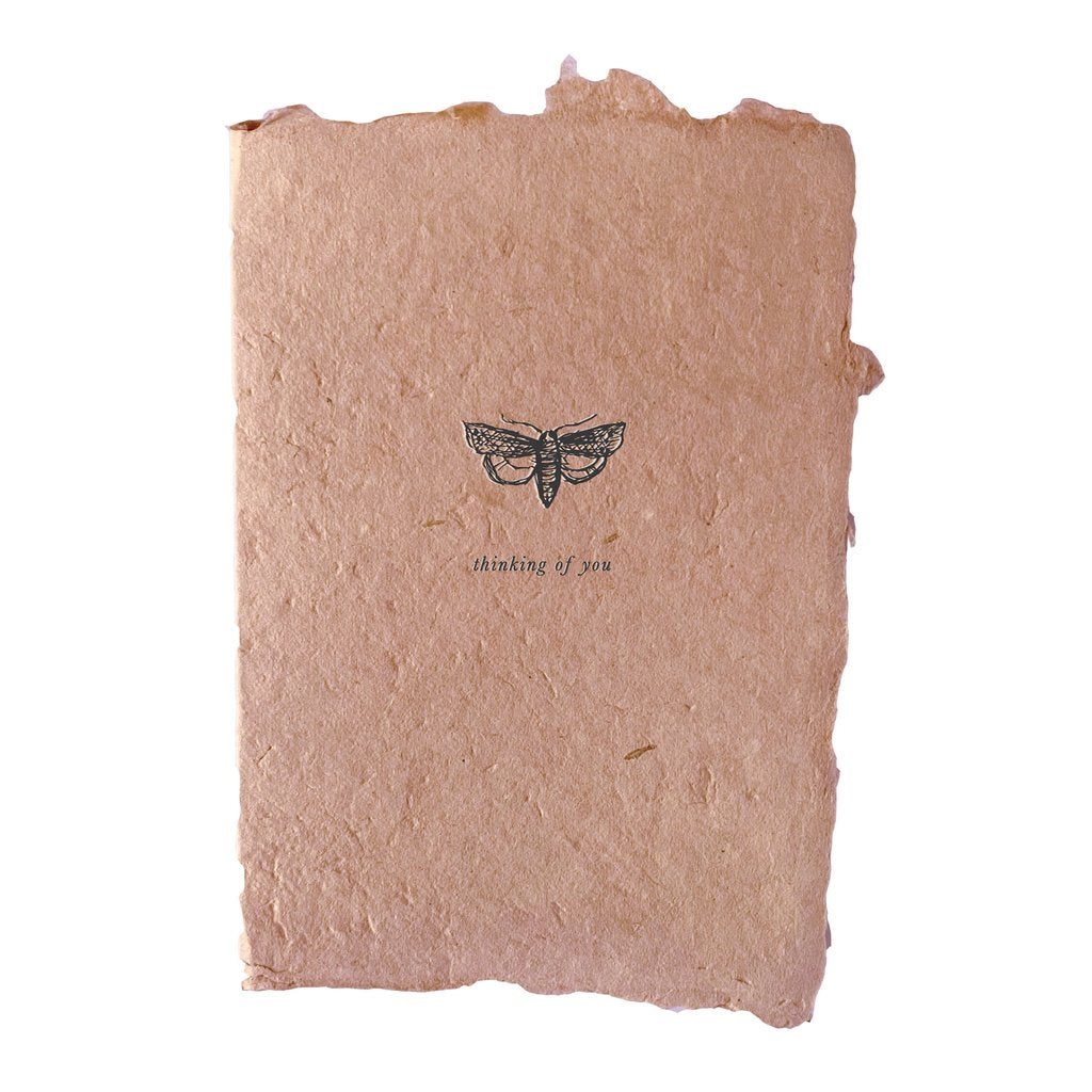 Handmade Paper Card - Thinking of You