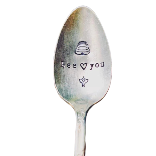 Vintage Stamped Spoon "Bee You"