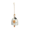 Mini Hanging Ceramic Bell- Love