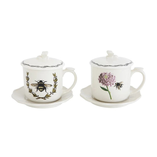 Stoneware Tea Cup, bee