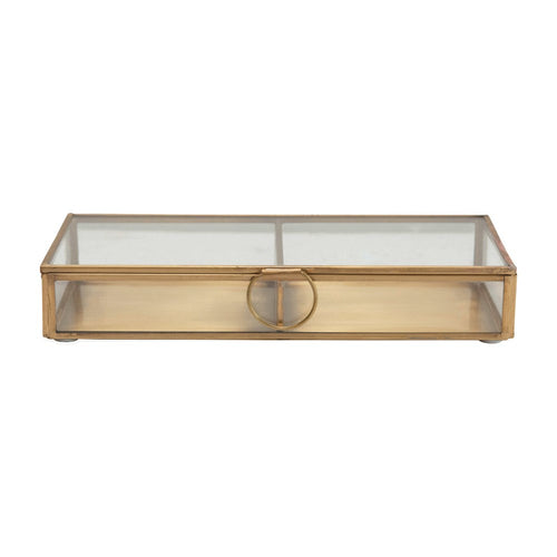 Brass and Glass Box
