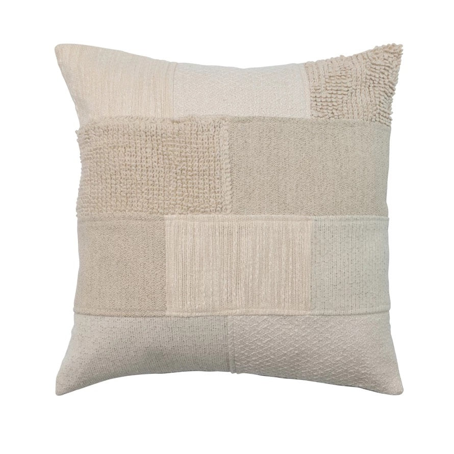 Cotton Patchwork Pillow