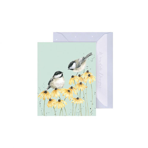 Gift Enclosure Card - Chickadees