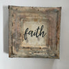 Vintage Tin (small) "Faith"
