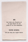 Dish Towel "Youth Sports"