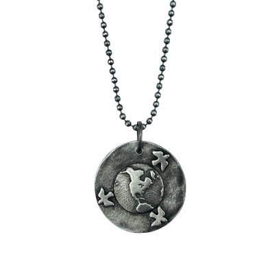 "Be The Change" Necklace, silver