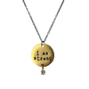 I Am Strong Necklace, Gold