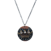 Soldered Crown Necklace, copper