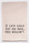 Dish Towel "Texting Cats"