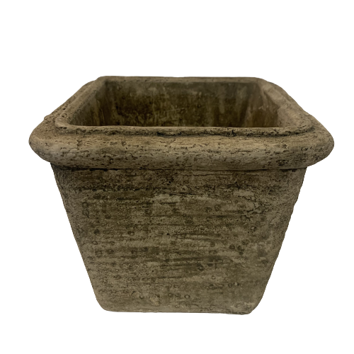 Cement Double Lip Pot