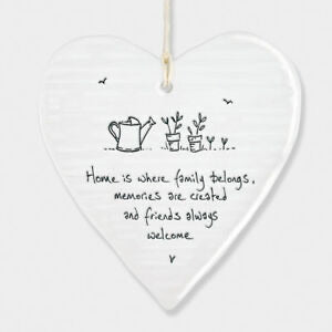 Porcelain Heart - "Where family belongs"