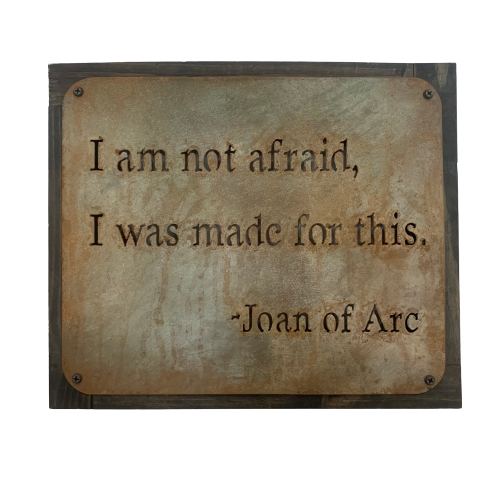 Metal Sign "I Was Made for This" 13x11